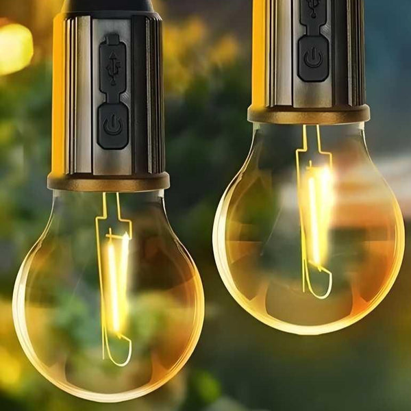 Versatile LED Hanging Tent Lamp – 3 Lighting Modes for Camping (Pack of 2)