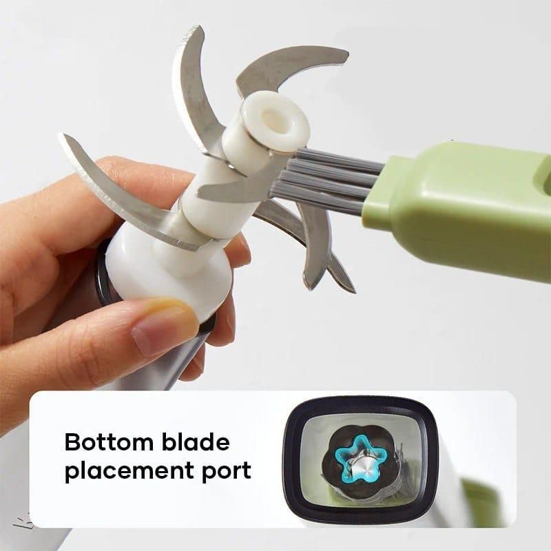 4-in-1 Multifunctional Knife & Kitchen Cleaning Brush – Effortless & Safe Cleaning!