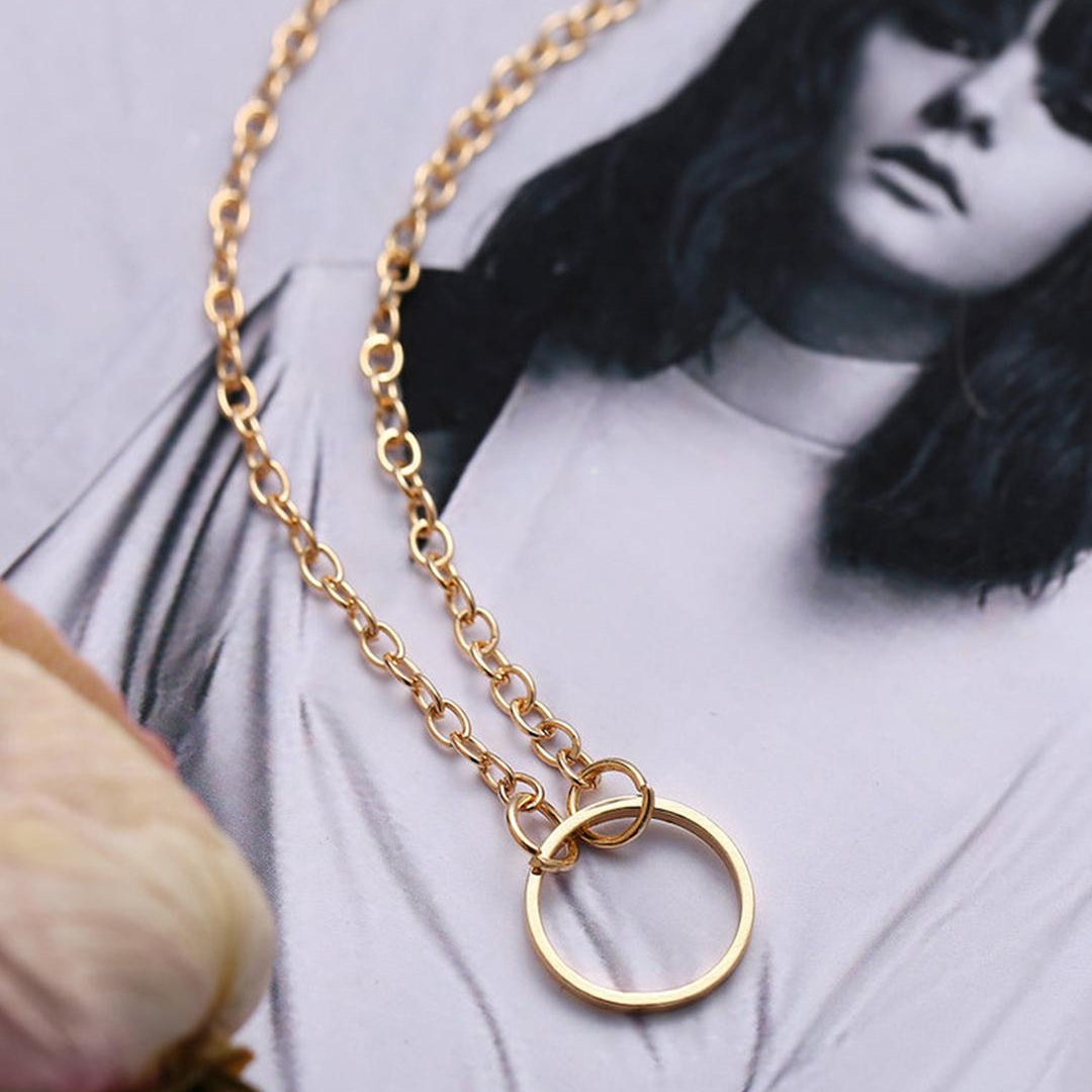 Gold Plated Stylish Necklace for Women - Elegant & Trendy Design