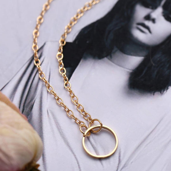 Gold Plated Stylish Necklace for Women - Elegant & Trendy Design