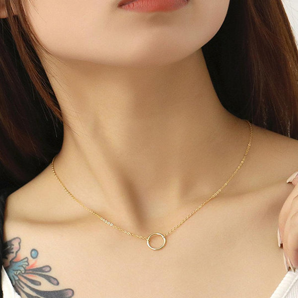 Gold Plated Stylish Necklace for Women - Elegant & Trendy Design