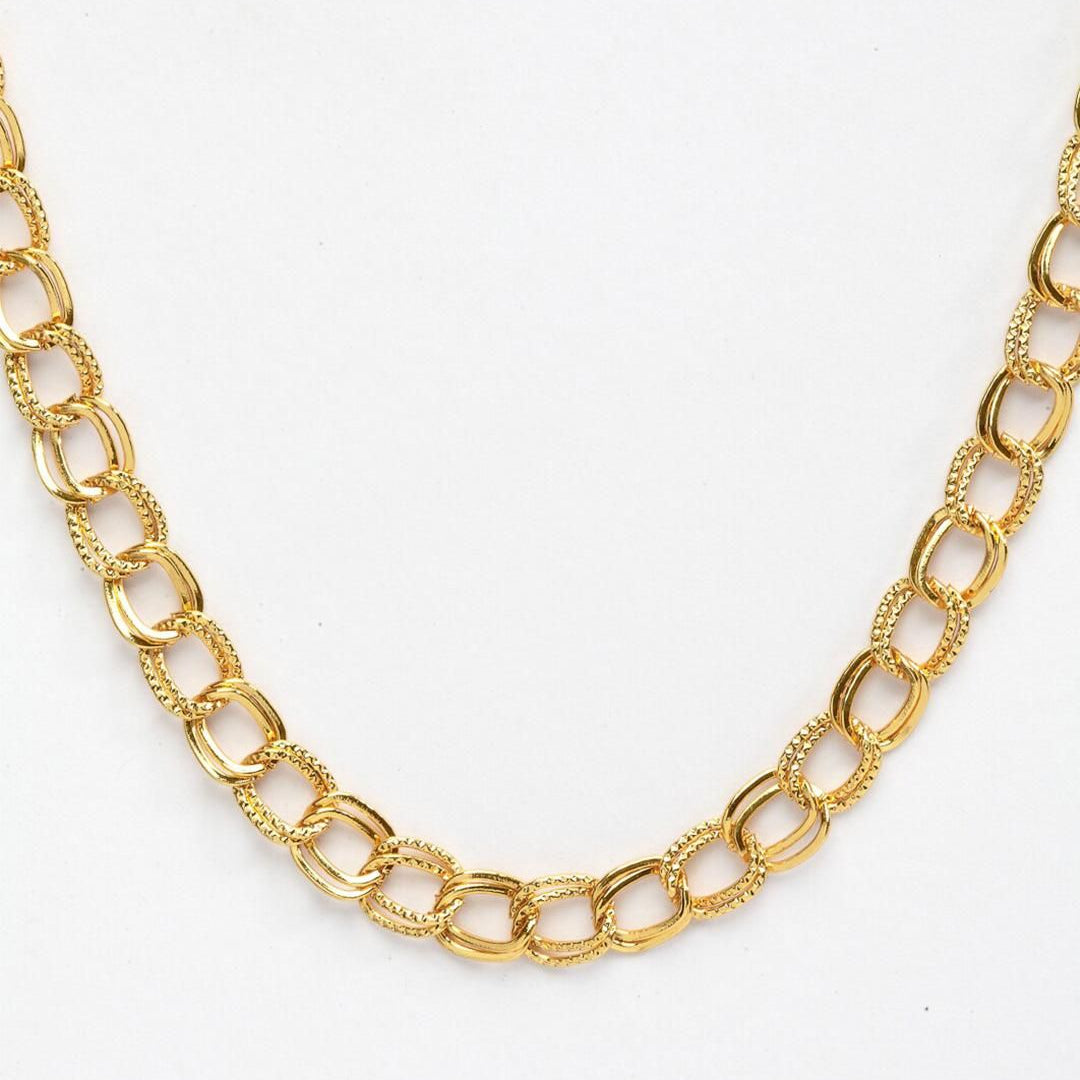 Elegant Gold Plated Chain for Men - Stylish Casual Wear