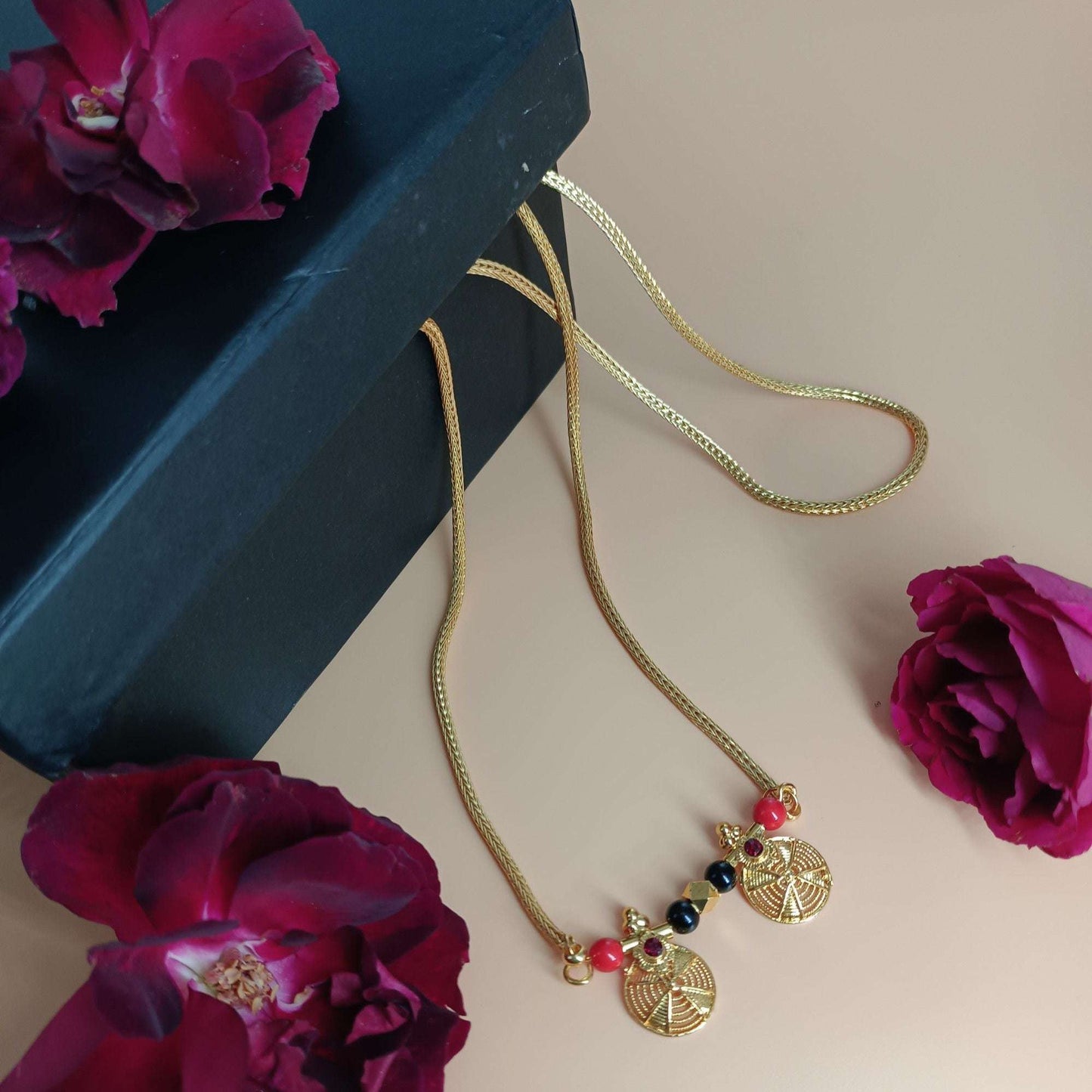 Elegant Gold-Plated Mangalsutra – Traditional Beauty with a Modern Touch