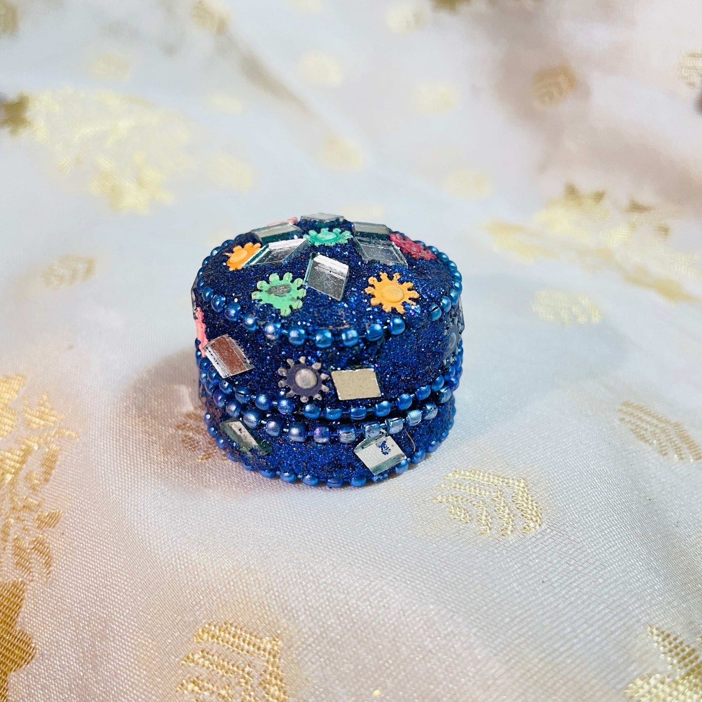 Royal Blue Ethnic Accessory Set