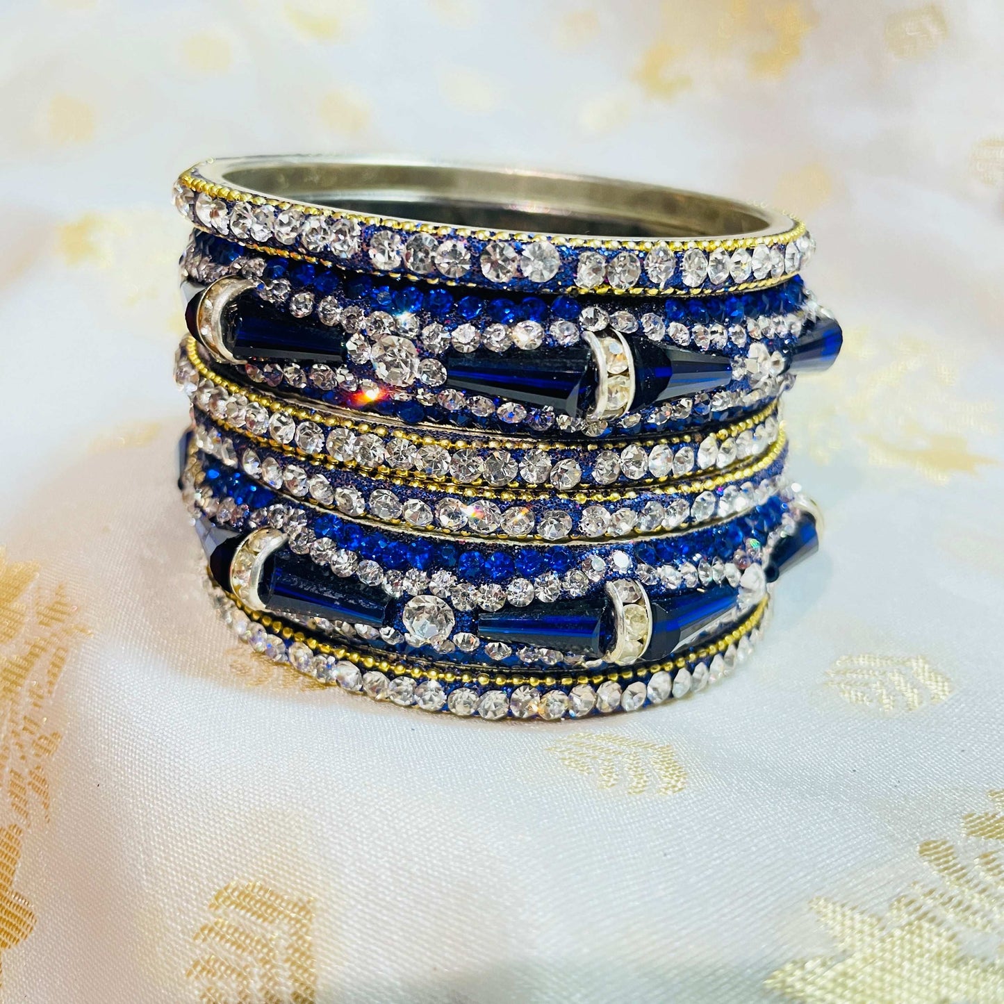 Royal Blue Ethnic Accessory Set