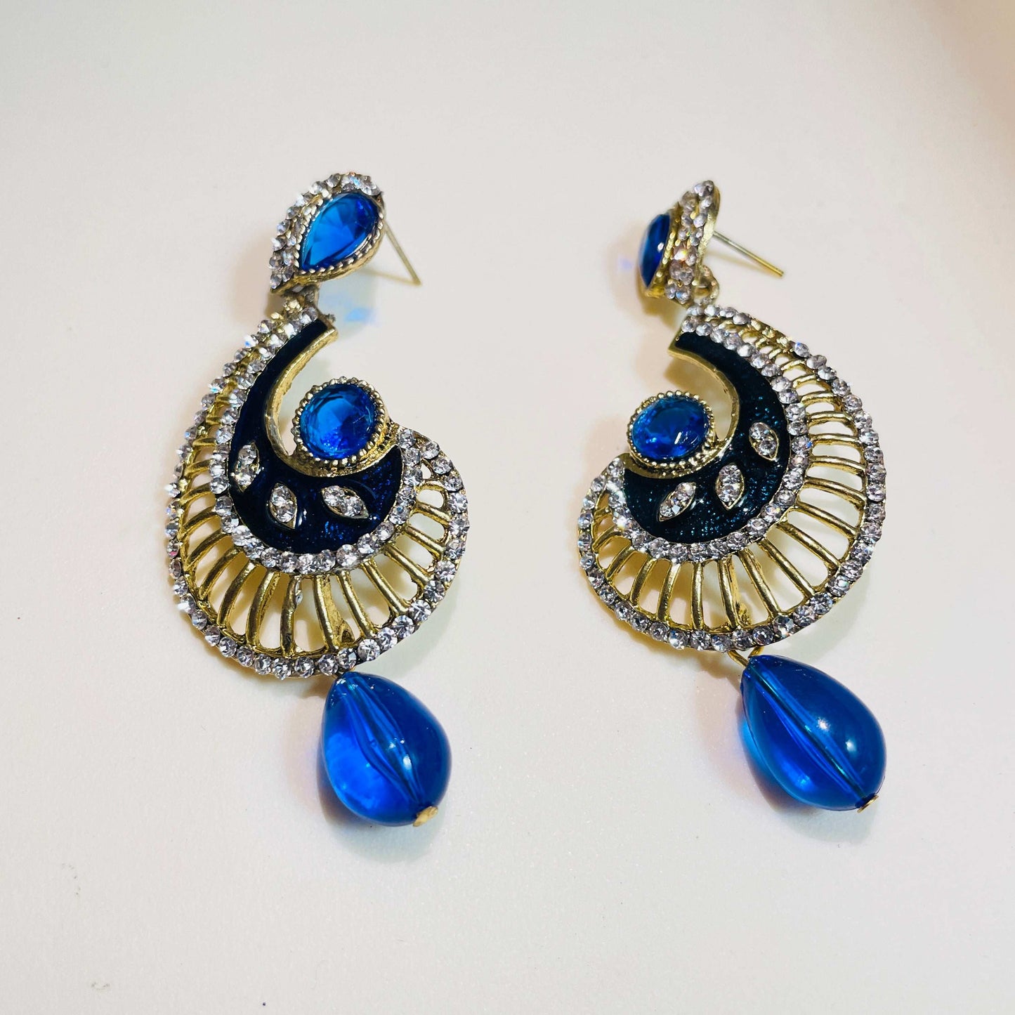 Royal Blue Ethnic Accessory Set