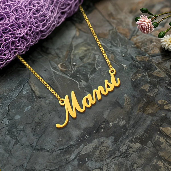 Personalised Simple Name Necklace
