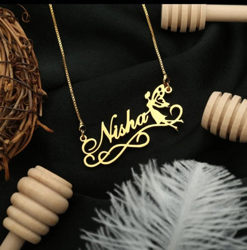 Fairy Angel Name Necklace - A Magical Charm