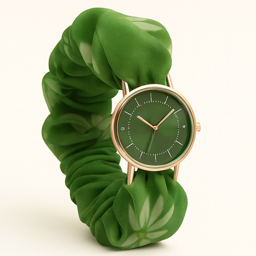 Green watch rotated 30 degrees right