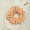 Peach Sorbet Satin Scrunchie