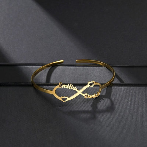 Infinity Love Couple Name Kada