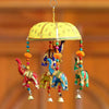 Regal Elephant Harmony – Handcrafted Hanging Bells for Wall, Door & Window
