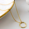 Gold Plated Stylish Necklace for Women - Elegant & Trendy Design