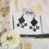 Bold Black Metal Jewellery Set