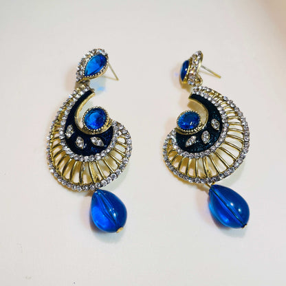 Royal Blue Ethnic Accessory Set
