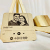 Personalized Natural Wood Spotify Frame (Mini)