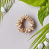 Pastel Pop Satin Scrunchies - Set of 6 (Pearl Pink, Silvery Mist, Sunshine Yellow, Rose Dust, Ocean Blue & Champagne)