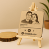 Personalized Natural Wood Spotify Frame (Mini)