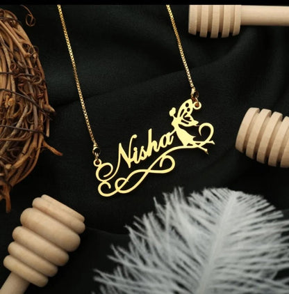 Fairy Angel Name Necklace - A Magical Charm