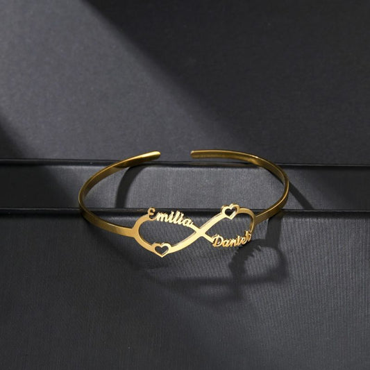 Infinity Love Couple Name Kada